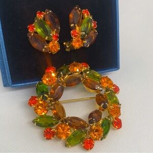 Vintage Juliana DeLizza & Elster Parure Set